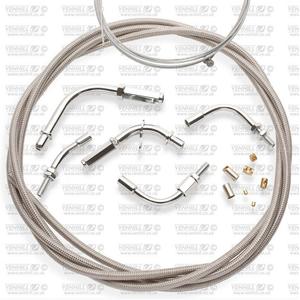 Universal throttle cable kit Venhill U01-4-175 braided