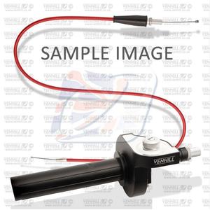 Twistgrip conversion 600A Venhill Y01-4-027/9-RD red