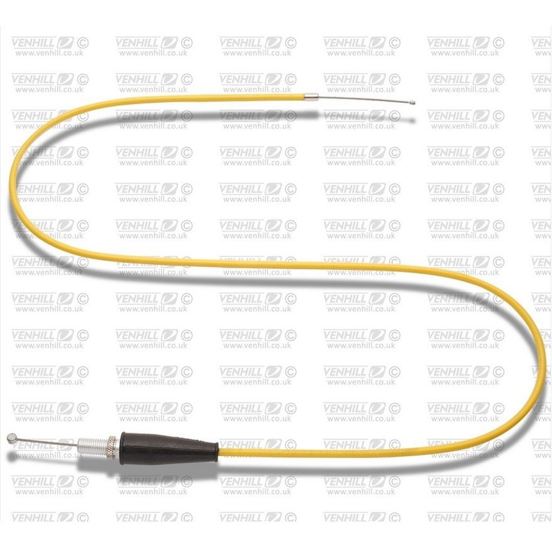 Throttle pull / push cable Venhill featherlight yellow