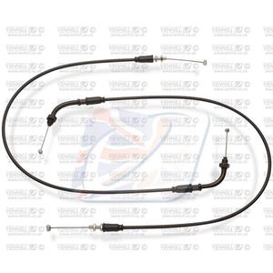 Throttle cables (pair) Venhill T01-4-138-BK featherlight black