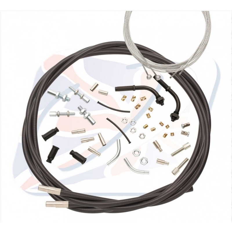Universal throttle cables Venhill for 888 Black