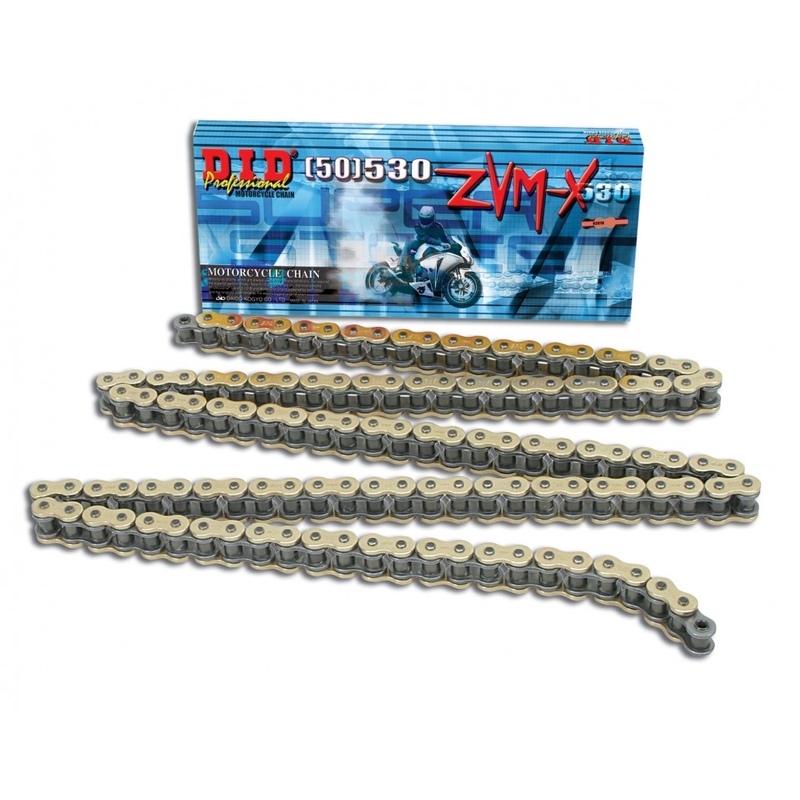 ZVM-X series X-Ring chain D.I.D Chain 530ZVM-X2 118 L Gold/Gold