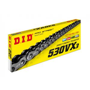 VX series X-Ring chain D.I.D Chain 530VX3 112 L Gold/Black