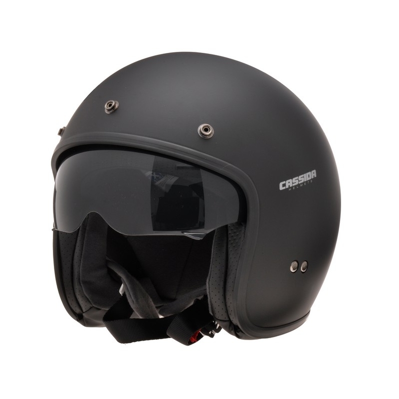 Kask moto otwarty Cassida Oxygen czarny -smaz