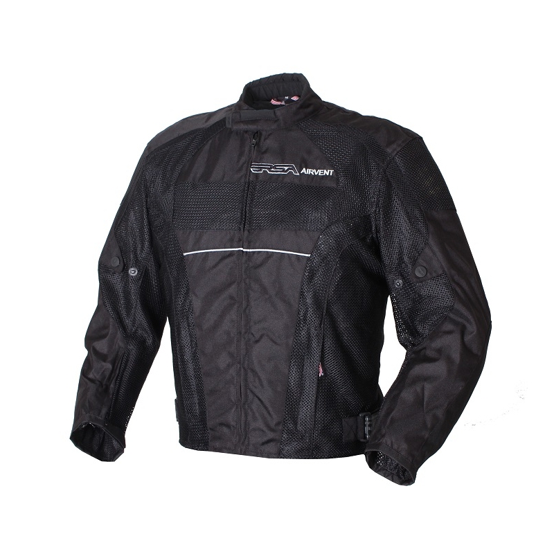 Kurtka motocyklowa RSA-Airvent czarna wyprzedaż