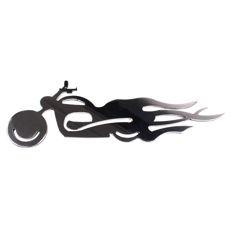 Nierdzewna naklejka Chopper