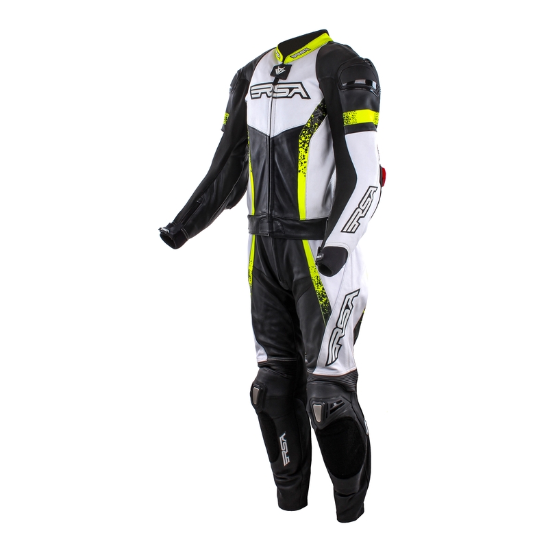 Męski kombinezon RSA Impola black-white-fluo yellow jumpsuit outlet wyprzedaż