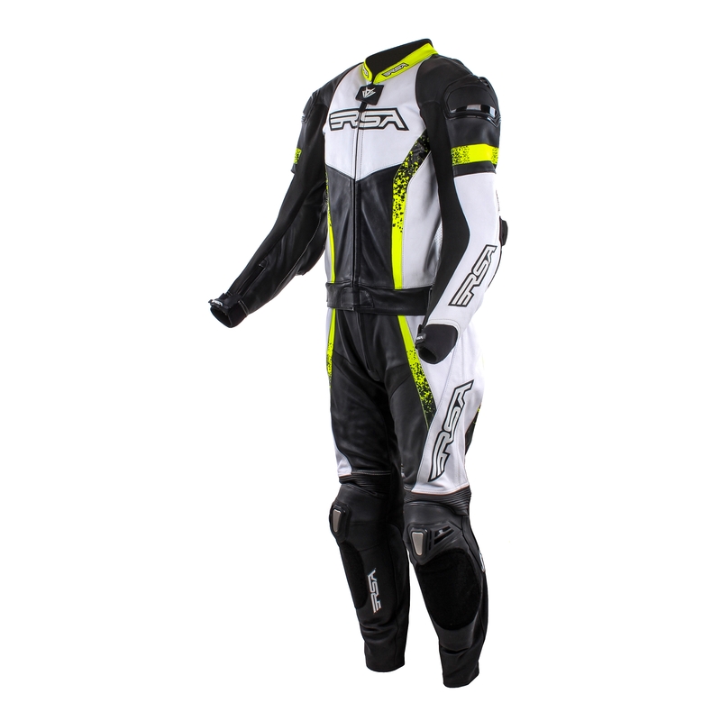 Męski kombinezon RSA Impola II black-white-fluo yellow jumpsuit outlet. wyprzedaż