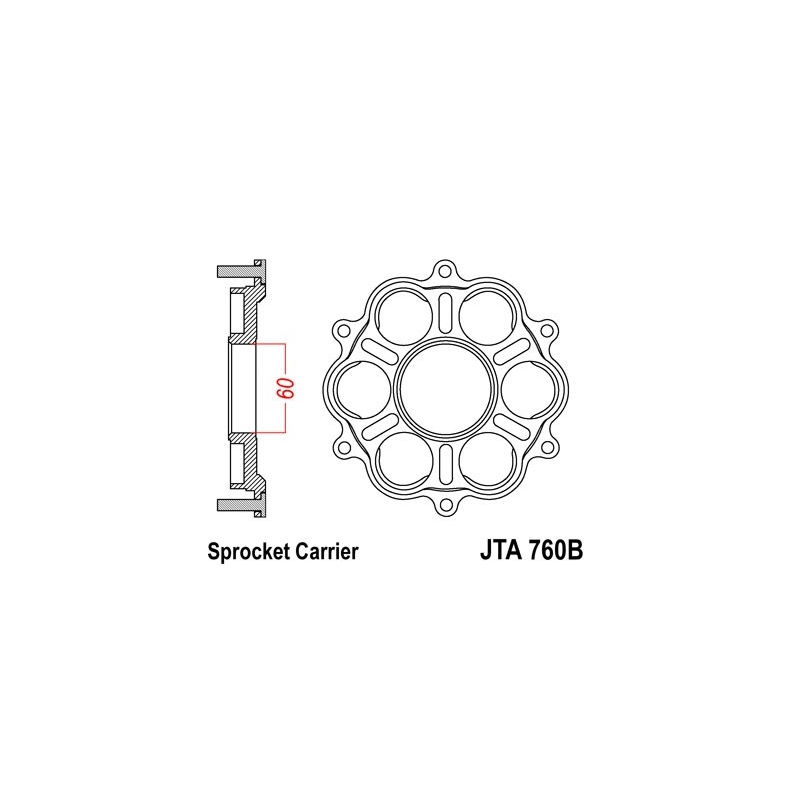 Sprocket carrier JT