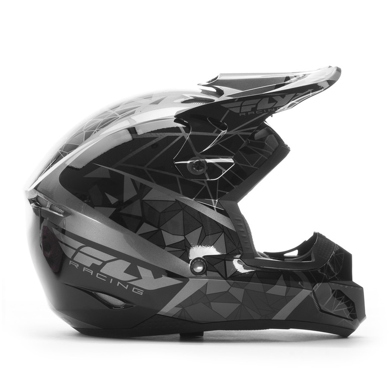Motocrossowy kask FLY Racing Kinetic CRUX - USA czarny wyprzedaż