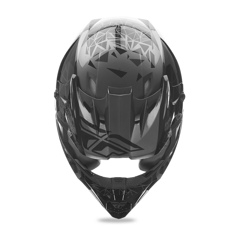 Motocrossowy kask FLY Racing Kinetic CRUX - USA czarny wyprzedaż