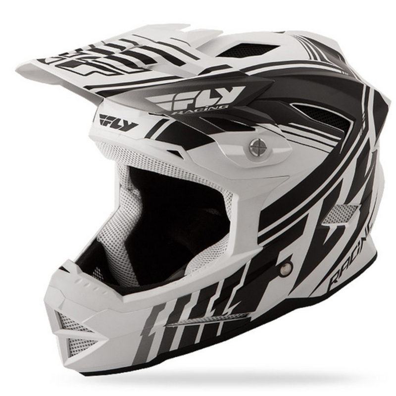 Motocrossowy kask FLY Racing DEFAULT - USA biały matowy-czarny