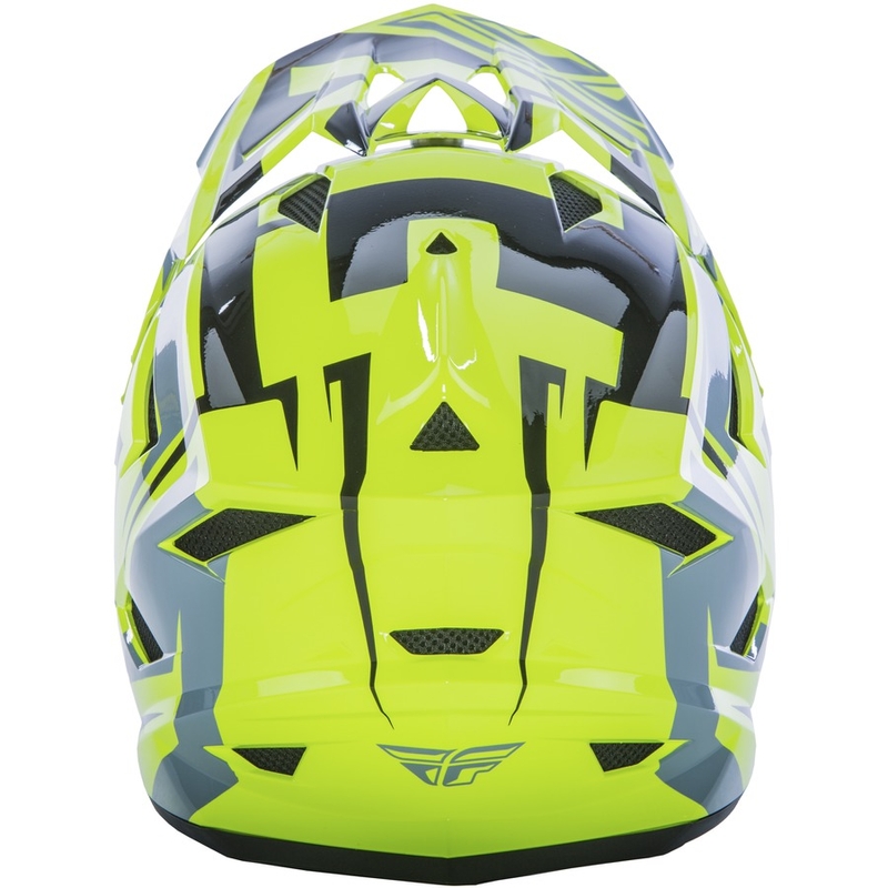 Motocrossowy kask FLY Racing DEFAULT - USA fluo żółto-czarna