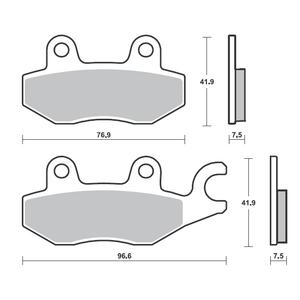 Brake pads BREMBO 07KA31SA