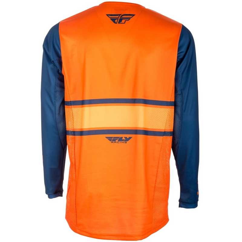 Motocrossowa koszulka FLY Racing Kinetic ERA 2018 - USA pomarańczowo-niebieska