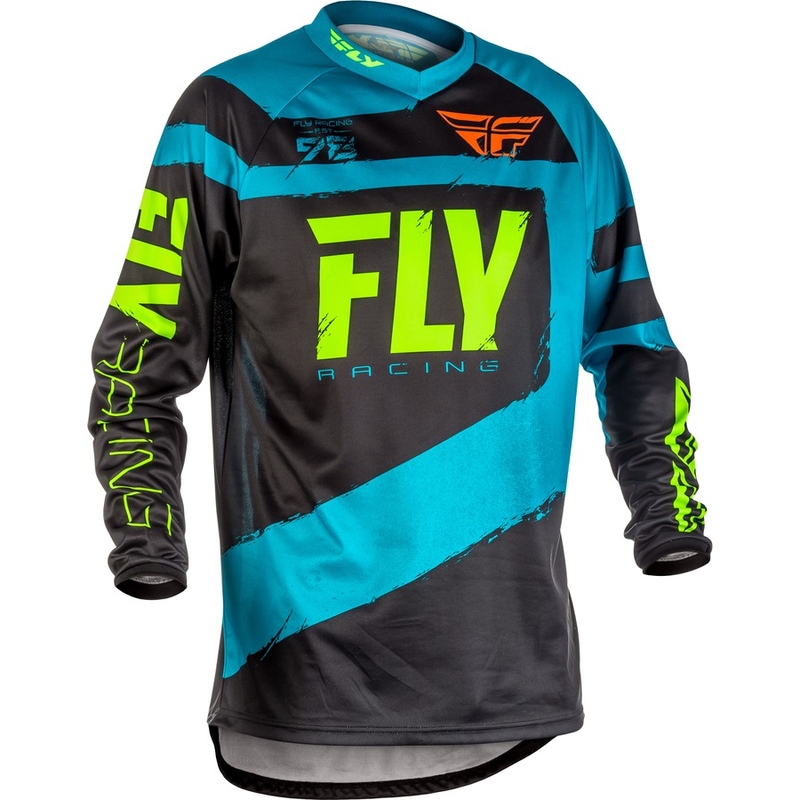 Motokrosowa bluza FLY Racing F-16 2018 - USA niebiesko-czarna