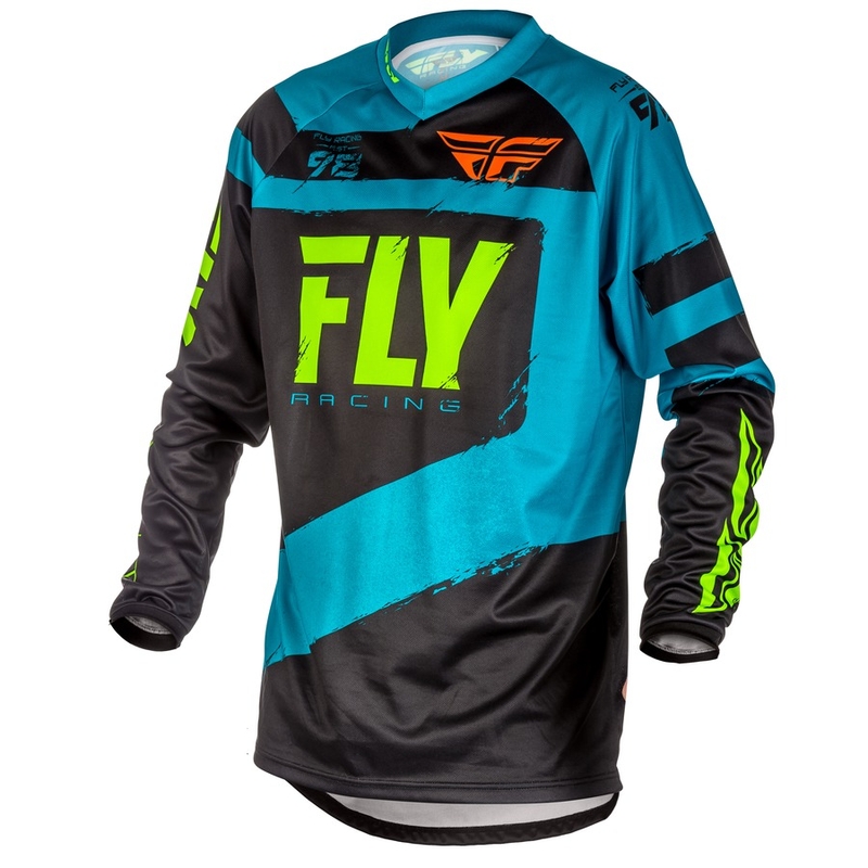 Motokrosowa bluza FLY Racing F-16 2018 - USA niebiesko-czarna