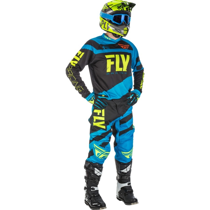 Motokrosowa bluza FLY Racing F-16 2018 - USA niebiesko-czarna
