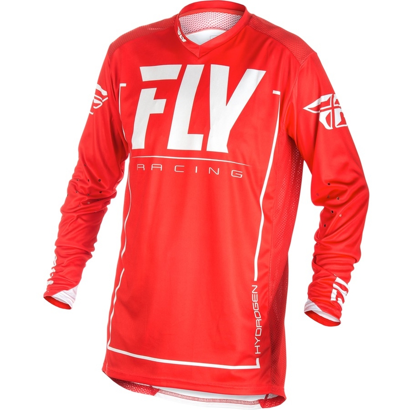 Motokrosowa koszulka FLY Racing LITE 2018 - USA czerwono-biała