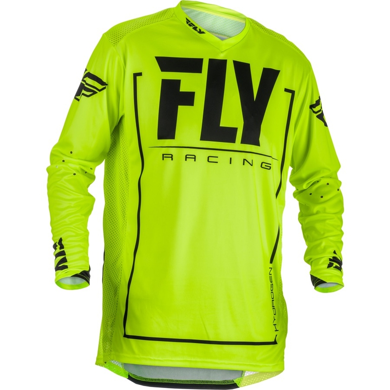 Motokrosowa koszulka FLY Racing LITE 2018 - USA czarno-fluo żółta