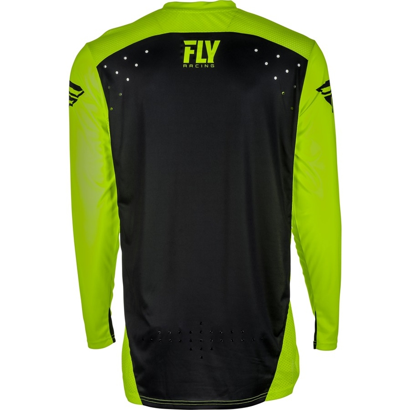 Motokrosowa koszulka FLY Racing LITE 2018 - USA czarno-fluo żółta