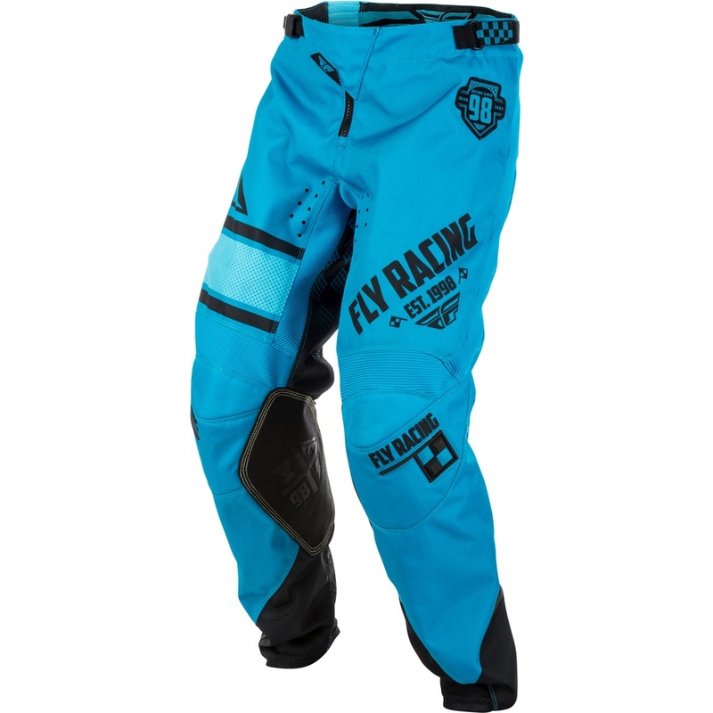Motocrossowe spodnie FLY Racing Kinetic ERA 2018 - USA niebiesko-czarne