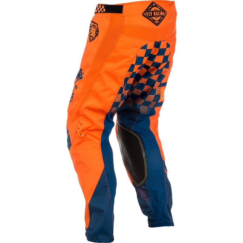 Motocrossowe spodnie FLY Racing Kinetic ERA 2018 - USA pomarańczowo-niebieskie