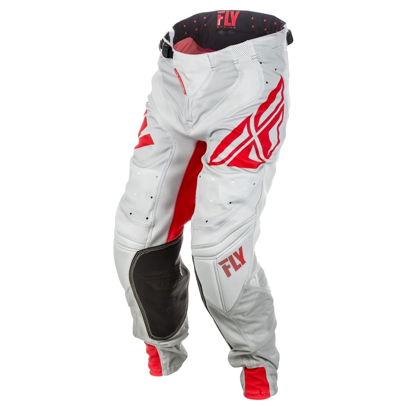 Motocrossowe spodnie FLY Racing LITE 2018 - USA czerwono-szare