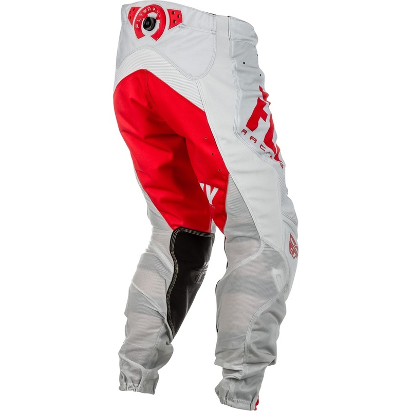 Motocrossowe spodnie FLY Racing LITE 2018 - USA czerwono-szare