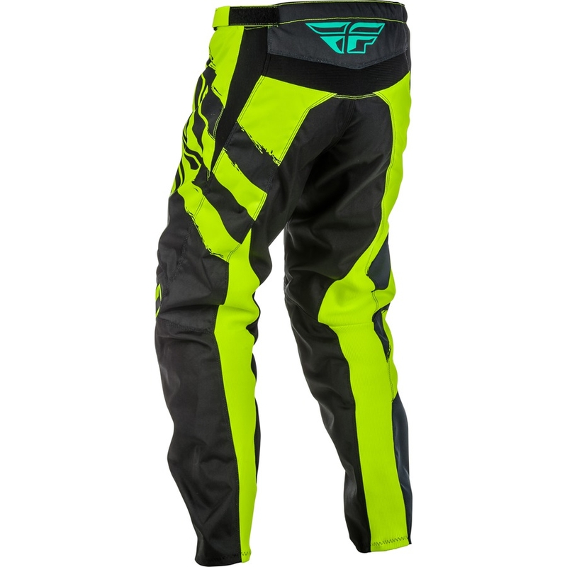 Motocrossowe spodnie FLY Racing F-16 2018 - USA czarno-fluo żółte