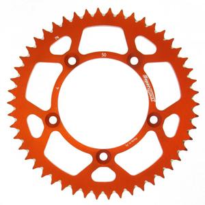 Rear ALU sprocket SUPERSPROX RAL-4:50-ORG orange 50T, 420