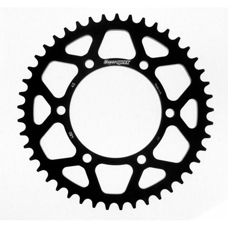 Rear ALU sprocket SUPERSPROX black 45T, 525 wyprzedaż