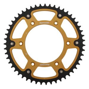 Rear sprocket SUPERSPROX STEALTH gold 51T, 520