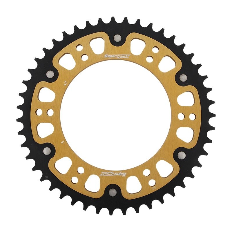 Rear sprocket SUPERSPROX STEALTH gold 47T, 520