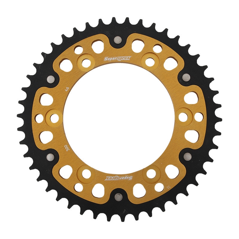 Rear sprocket SUPERSPROX STEALTH gold 46T, 525