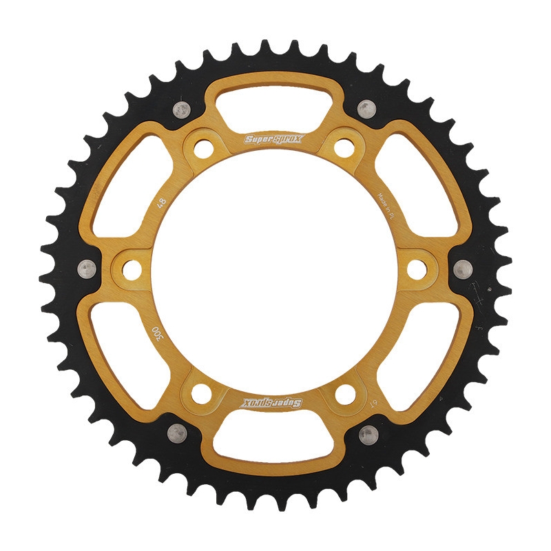 Rear sprocket SUPERSPROX STEALTH gold 48T, 525