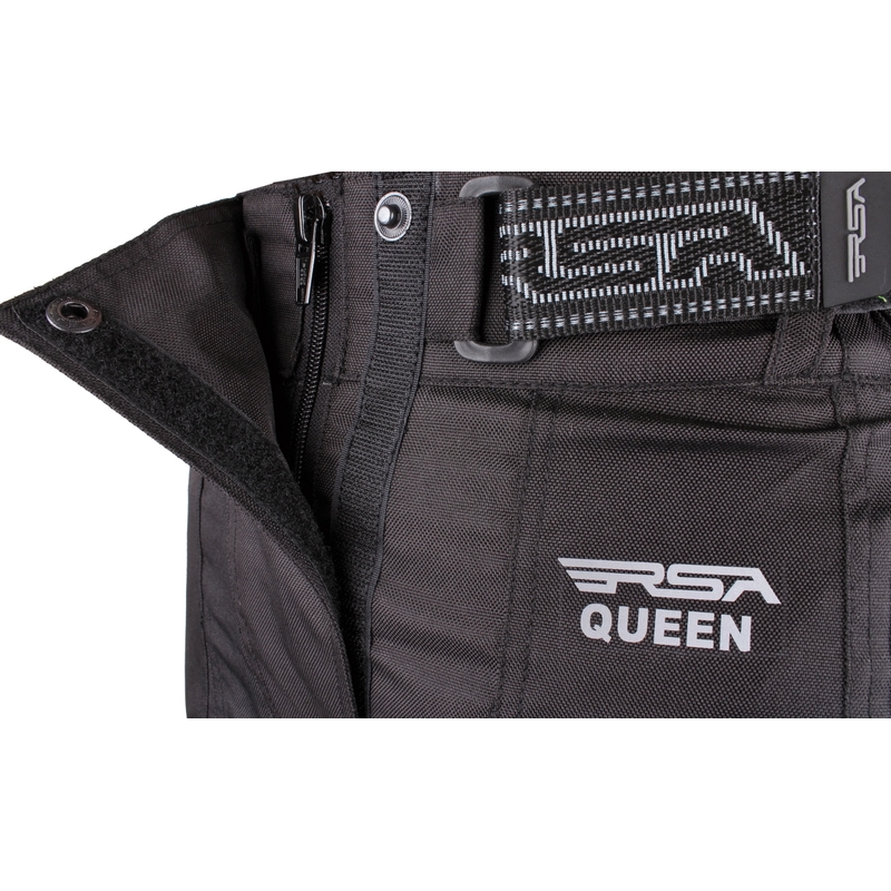 Damskie spodnie motocyklowe RSA Queen czarne wyprzedaż