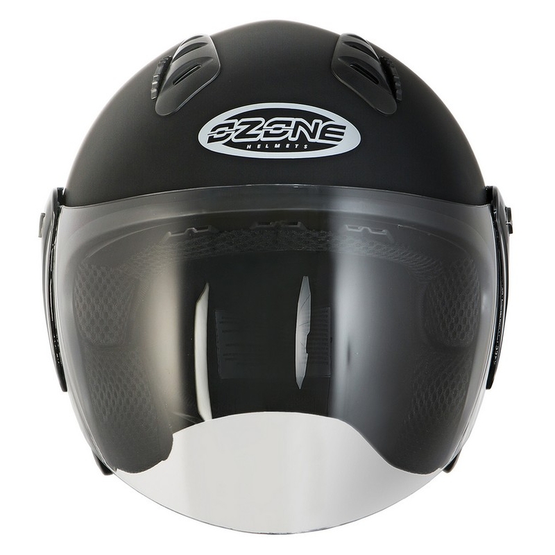 Otwarty kask motocyklowy Ozone HY-818 czarny matowy
