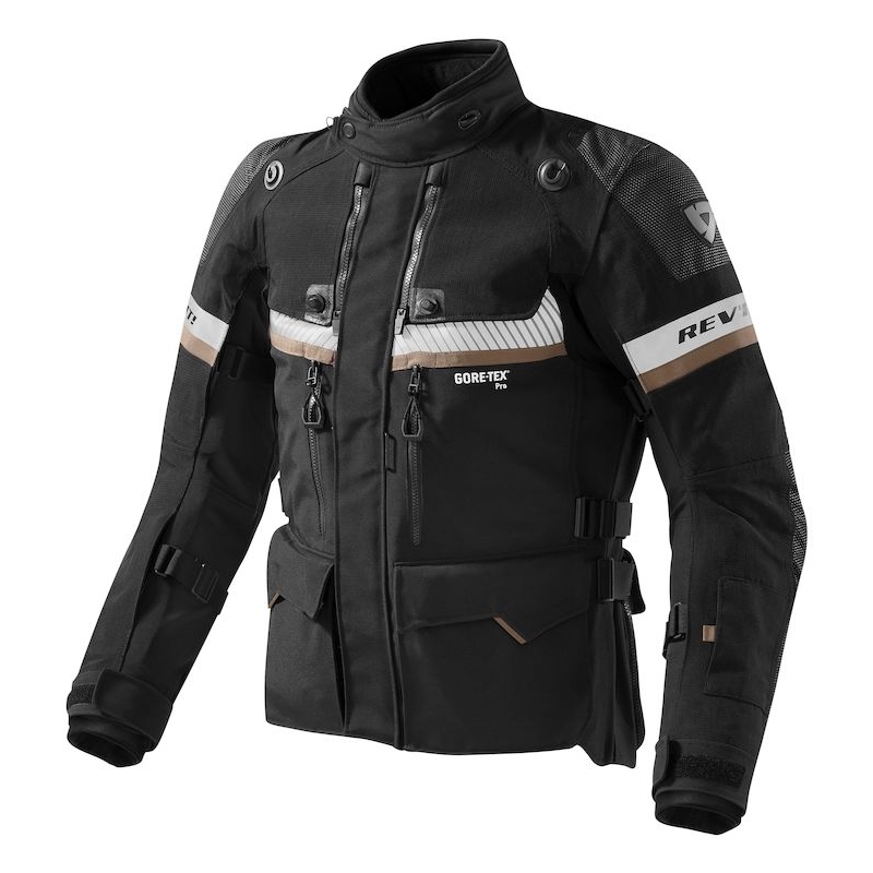 Kurtka motocyklowa Revit Dominator GTX czarna wyprzedaż