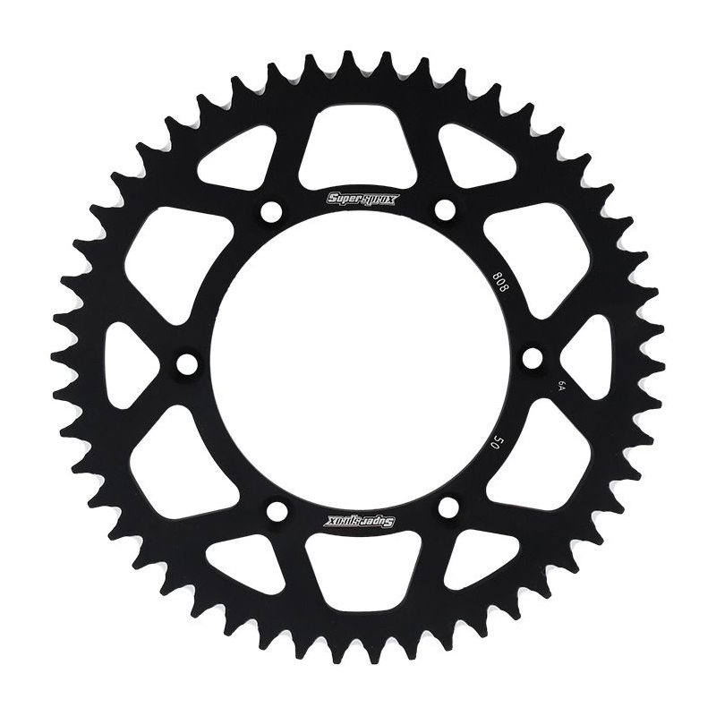 Rear ALU sprocket SUPERSPROX black 50T, 520