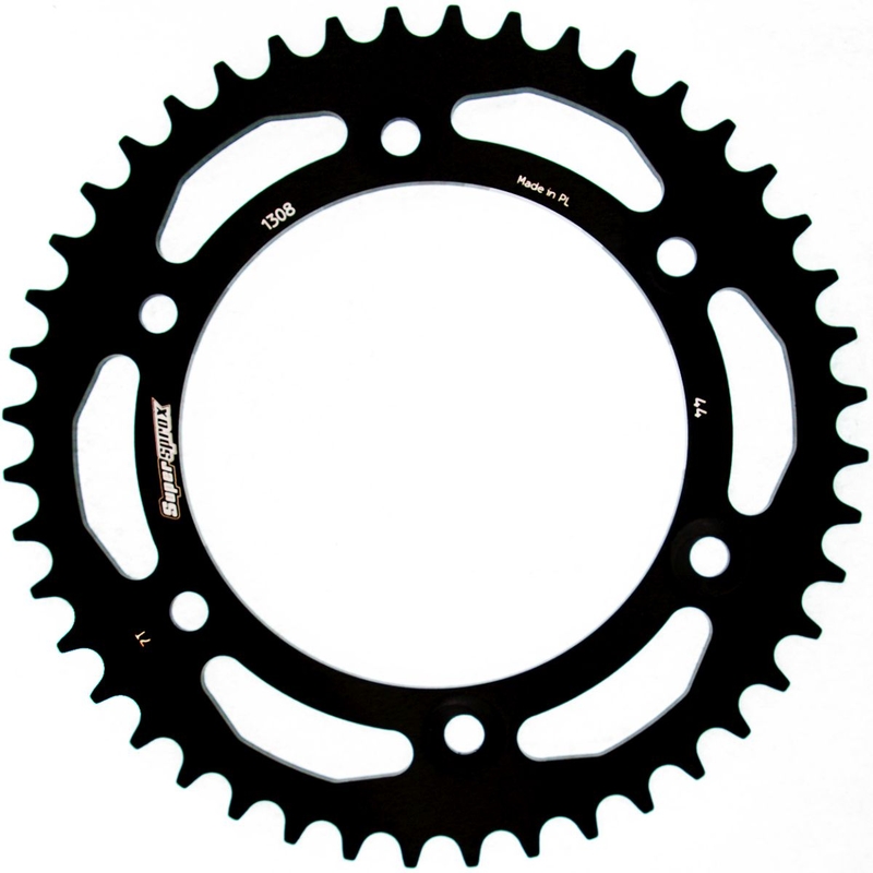 Rear ALU sprocket SUPERSPROX black 44T, 520