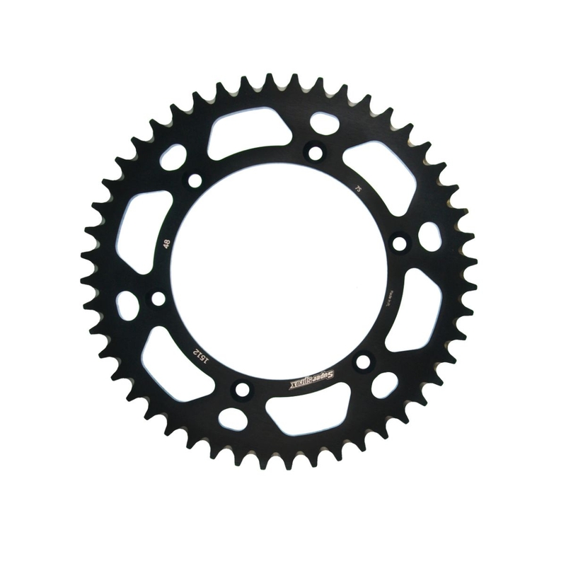 Rear ALU sprocket SUPERSPROX black 48T, 520 wyprzedaż