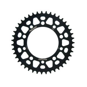 Rear ALU sprocket SUPERSPROX RAL-1303:43-BLK black 43T, 520