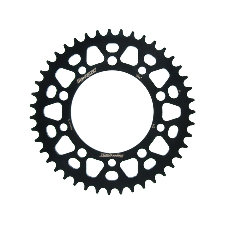 Rear ALU sprocket SUPERSPROX black 43T, 520