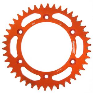 Rear ALU sprocket SUPERSPROX RAL-990:42-ORG orange 42T, 520