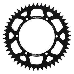 Rear ALU sprocket SUPERSPROX RAL-460:49-BLK black 49T, 520