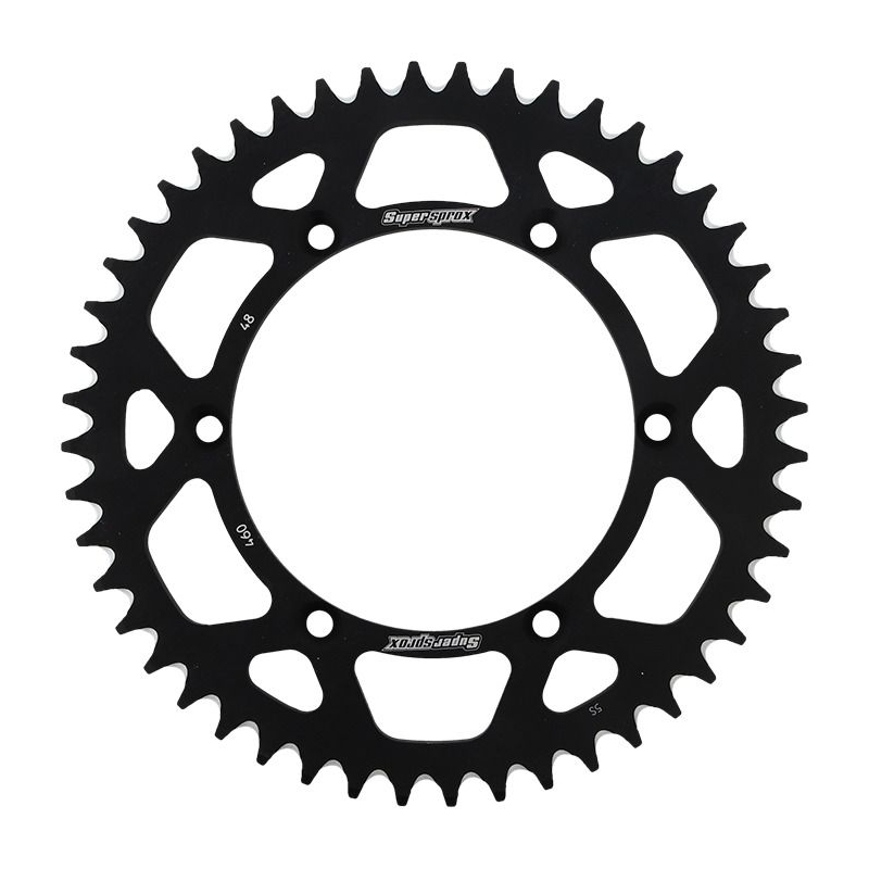 Rear ALU sprocket SUPERSPROX black 48T, 520
