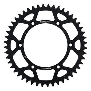 Rear ALU sprocket SUPERSPROX RAL-245:48-BLK black 48T, 520