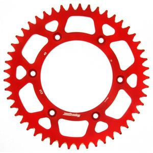 Rear ALU sprocket SUPERSPROX RAL-210:49-RED red 49T, 520