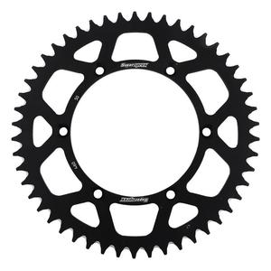 Rear ALU sprocket SUPERSPROX RAL-460:50-BLK black 50T, 520